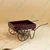  Fancy Iron Wood 2 Wheel Planter Pot Stand for Home Decoration Purpose