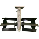 Heavy Duty 26 mm Wave Type Weeder / Tiller Attachment For Petrol Brush Cutter