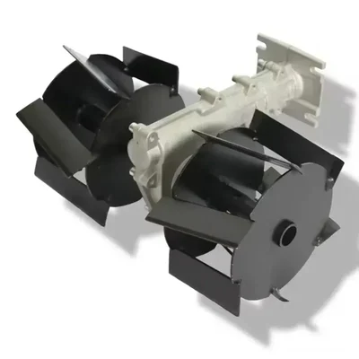 Heavy Duty 26 mm Wave Type Weeder / Tiller Attachment For Petrol Brush Cutter