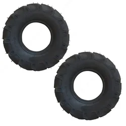  Heavy Duty 2 Pieces 3.50 x 6 Size Tyre for 5 to 9 HP Power Tiller