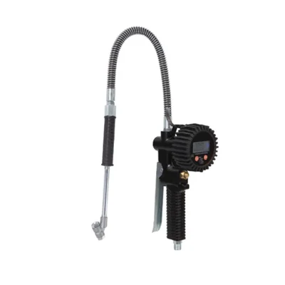 Groz 2.5 Inch Diameter Digital Tyre Inflator Gauge for Trucks (TIG/D/24D/BSP)