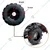 Heavy Duty 2 Pieces of 4.00 x 8 Size Tyre Tube Rim Set for 5 to 12 HP Power Tiller