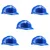 Udyogi Ultra 5000 LRX Blue Helmet Without Ratchet (Pack of 5)