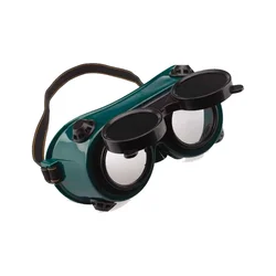 Udyogi GW 250 Welding Goggles with 5 Din Lens Black & Green(Pack-1 pc)