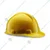 Udyogi UI 1211 Hard Yellow Helmet with Adjustable Chin Strap (Pack of 5)