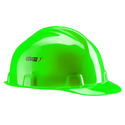 Udyogi UI 1211 HDPE Green Safety Helmet with Nylon Chin Strap(Pack-1 pc)
