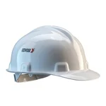 Udyogi UI 1211 HDPE White Safety Helmet with Nylon Chin Strap
