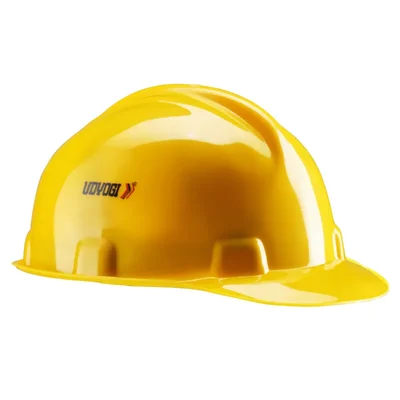 Udyogi UI 1211 HDPE Yellow Safety Helmet with Nylon Chin Strap(Pack-1 pc)