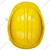 Udyogi UI 1211 HDPE Yellow Safety Helmet with Nylon Chin Strap(Pack-1 pc)