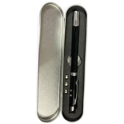 Elecopto 5mW 532nm Red Laser Pointer for Astronomy and Presentations with Thin Metal Case & Straight Line Beam