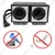 TELE NET BR-115 Ultrasonic Double Speaker Bird Repeller for 800 sq ft Indoor/600 sq ft Outdoor Area (3 Months Warranty)