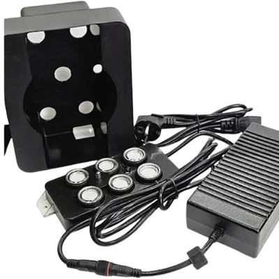  6 Head Ultrasonic Mist Maker Plastic With 1800ml/H