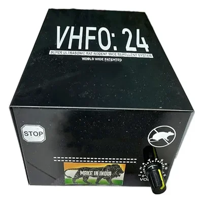 Ultrasonic Rat, Rodent, Lizard Repellent Machine for Home, Office, Garden, Storage and Factory