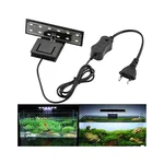 Super Slim Black, X3 LED Aquarium Light Suits Upto 2FT Tank Plants Grow Lighting Creative Clip-on Lamp