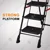 Heavy Duty 6-Wide Steps 6.3 Feet Slip Resistant Folding Ladder