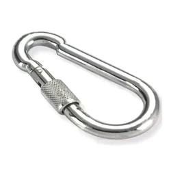 Heavy Duty Snap hook with screw nut (Pack of 12)(Size-8x80 mm)