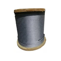 Heavy Duty Ungalvanized Mild Steel 7x19 Wire Rope, Grade-MS 1770 (Size-5.8 mm,Chain Length-50 mtr)