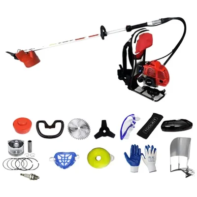 GT-Shakti Backpack Brush Cutter GT-BG-430, 2 Stroke 52 cc Engine with Accessories