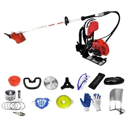 GT-Shakti Backpack Brush Cutter GT-BG-430, 2 Stroke 52 cc Engine with Accessories