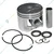 Cylinder with Piston Set (Single gap- 7 Pcs), for 58cc Petrol Chainsaw, CS 002