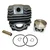 Cylinder with Piston Set (Single gap- 7 Pcs), for 58cc Petrol Chainsaw, CS 002