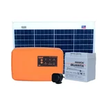 Fieldmaster Solar Fencing System Zatka Machine Kit for Farm - Included Solar Penal & Battery (4 Joule - 30 Acre Covered)