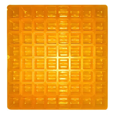 JS Designer 33 x 37 x 3 cm 25 mm Rubber Cover Block Mould (64 Cavity)