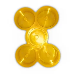 JS Designer 40 mm Rubber Cover Block Mould, 05 Cavity (Pack of 1)