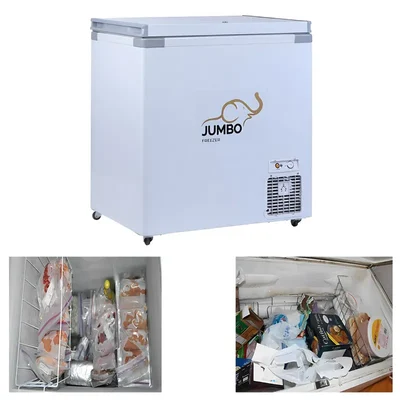 Rockwell Heavy Duty 236 Liter Double Door Convertible Deep Freezer with 4 Years Compressor Warranty