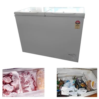 Heavy Duty 300 Liter Double Door Convertible Deep Freezer with 4 Years Compressor Warranty