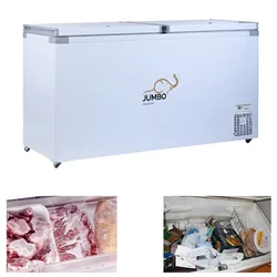 Rockwell Heavy Duty 563 Liter Double Door Convertible Deep Freezer with 4 Years Compressor Warranty