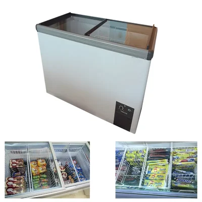 Voltas 320 GSL Glass Top Horizontal Deep Freezer
