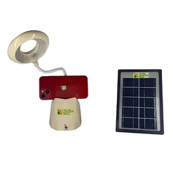 Solar Universe India GJL-2-Plus-Study Desk Lamp with Pen & Mobile Holder and 2.5W Solar Panel