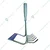 Heavy Duty Mild Steel 2 in 1 Culti-Weeder of 6 Teeth and 8 inch Blade for Weeding and Cultivating Soil