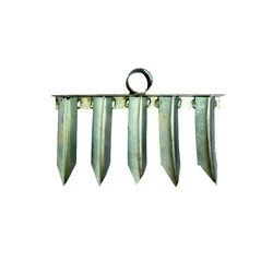 Heavy Duty Mild Steel 5 Teeth Digging Fork or Patti Datal for Gardening Used For Collecting Leafs And Long Grass