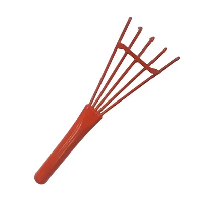 Big Panja or Leaf Rake with Five Teeth ,Hard Steel Material for Gardening, Pack of 2