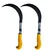 Serrated Sickle of 8 inch Carbon Steel Blade with Virgin Nylon Handle (Pack of 2)