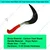 Single Edge Sickle of 7 inch Carbon Steel Blade with Virgin Nylon Handle (Pack of 2)