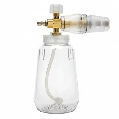 UNIESHINE 1 ltr Professional Transparent Foam Cannon Snow Lance Bottle