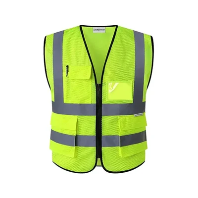 Uniformer Green Premium Safety Jacket(Pack-1 pc)
