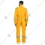 Uniformer Yellow Inherent Fire Retardant Coverall With Reflective Tape(Size-S)