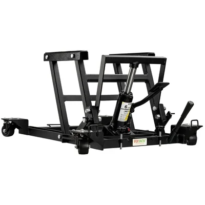 Flyjack Heavy Lifting Cruiser & Sportbike Maintenance Stand with 360° Swivel Casters Economy