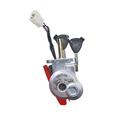 Premium Quality Gemopai Universal Electric Vehicle Heavy-Duty Ignition Switch Lock Assembly with 2 Keys