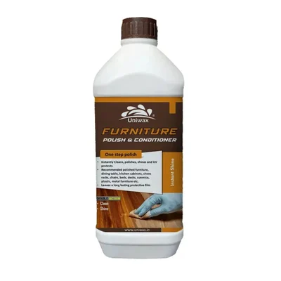 Uniwax 1Kg Furniture Polish & Conditioner for Dining Table, Kitchen Cabinet, Chairs, Beds, Desks