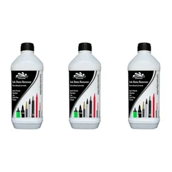 3 Pack of Uniwax 3Kg(1Kg x 3pcs) Ink Stain Remover to Remove Nail Polis, Marker, Ink, Paint from Cloth & Hard Surfaces