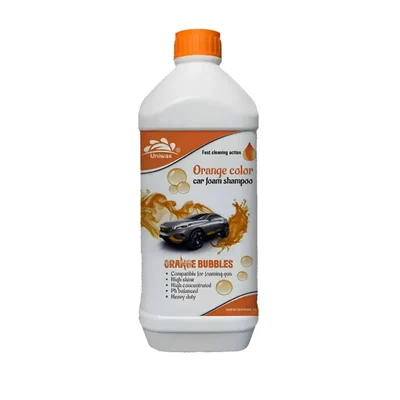 Uniwax 1 Liter Orange Foam wash car Shampoo