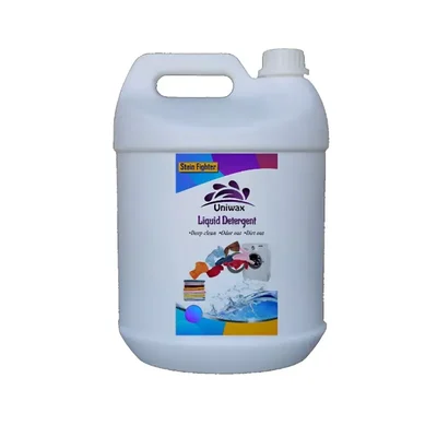 Uniwax 5L Liquid Detergent Used to Removes Tough Stain Easily Like Oil, Chocolate, Soup, Ketchup, Tea, Coffee
