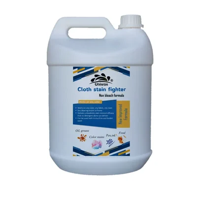 Uniwax Premium Quality 5 Liter Stain fighter or Cloth Stain remover