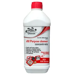 Uniwax 1L All Purpose Cleaner Concentrate to Remove Grease, Paint, Oil, Lubricants, Corrosive Products, Abrasive Dust
