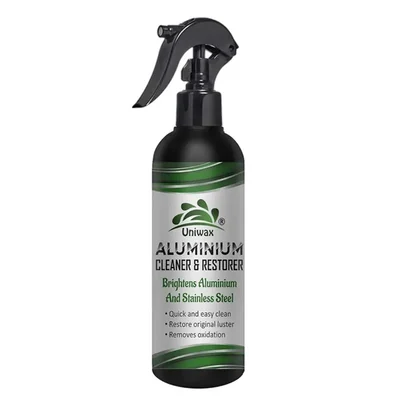 Uniwax 200ml Aluminium Cleaner and Restorer To Remove Grease, Dirt and Tough Stains